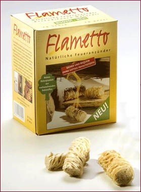 Accendifuoco Ecologico in lana di legno X103-50 Flametto