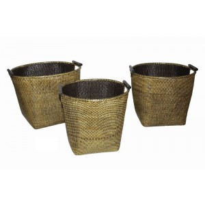 Cesta portalegna in rattan L148M