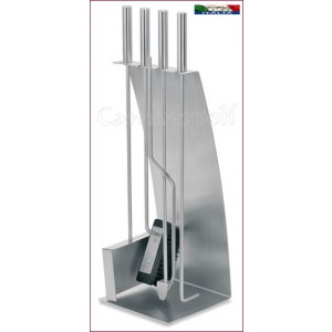 Set attrezzi desig 4+1 in acciaio inox S135